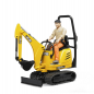 Preview: bworld JCB Mikrobagger 8010CTS und Bauarbeiter